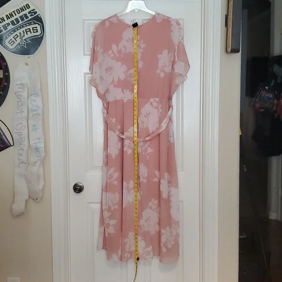 Lane Bryant Pink Asymmetrical Dress - Picture 3 of 11
